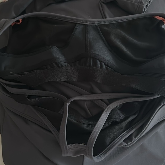 Athleta Women’s Coastline Swim Dress Asphalt Dark Gray Sz Medium Vacation Beach - Picture 8 of 10